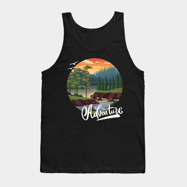 Travel is my therapy Ready for new adventure Wanderlust Explore the world vacation Tank Top by BoogieCreates